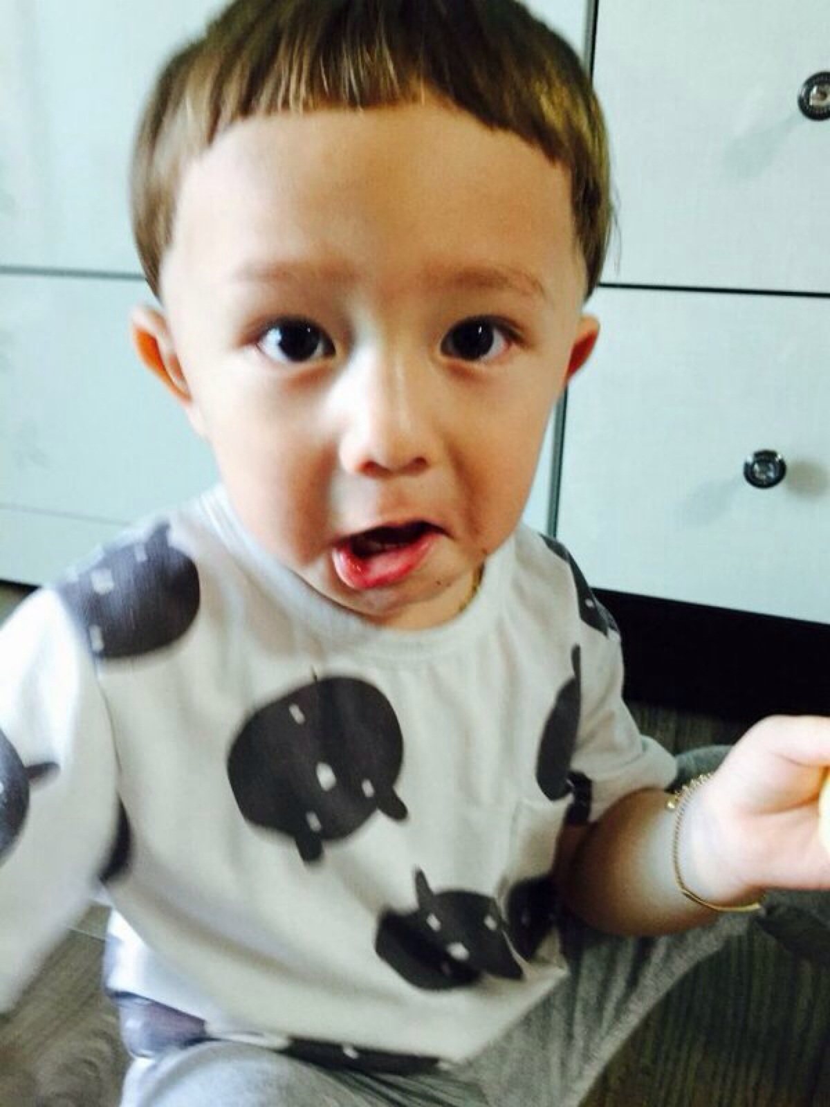 美韩混血儿 jackson 小得晙.嘿宝贝儿!你好萌哦!