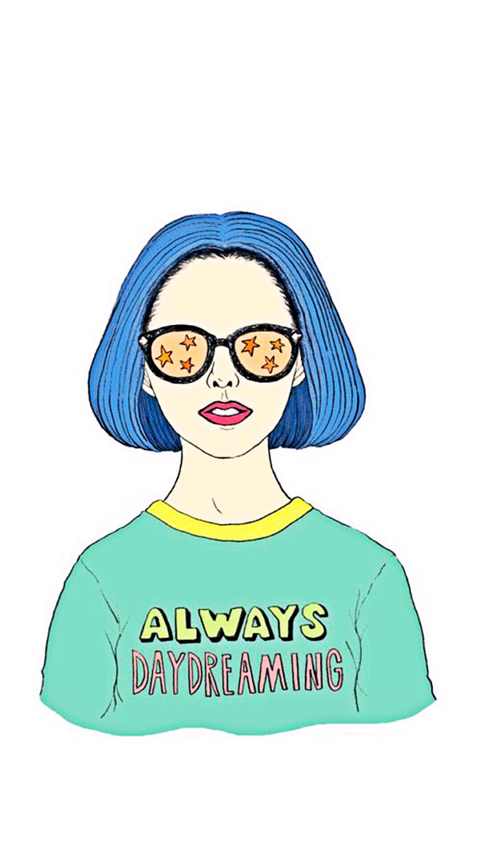 简约 唯美 卡通 插画 欧美 风景 意境 锁屏 桌面背景壁纸