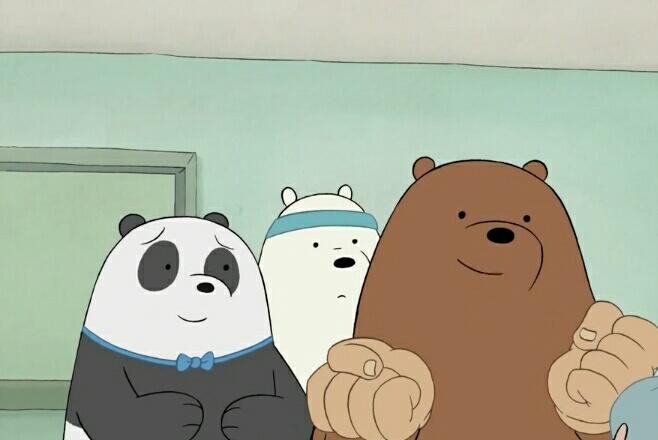 三只裸熊白熊女朋友图片