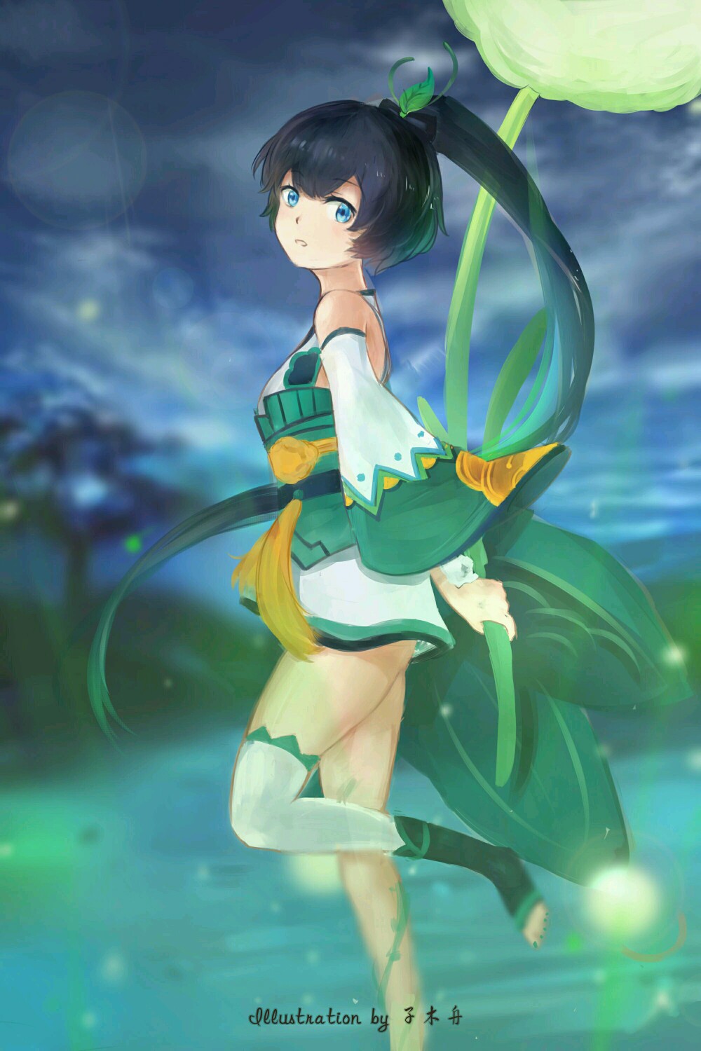 阴阳师#萤草