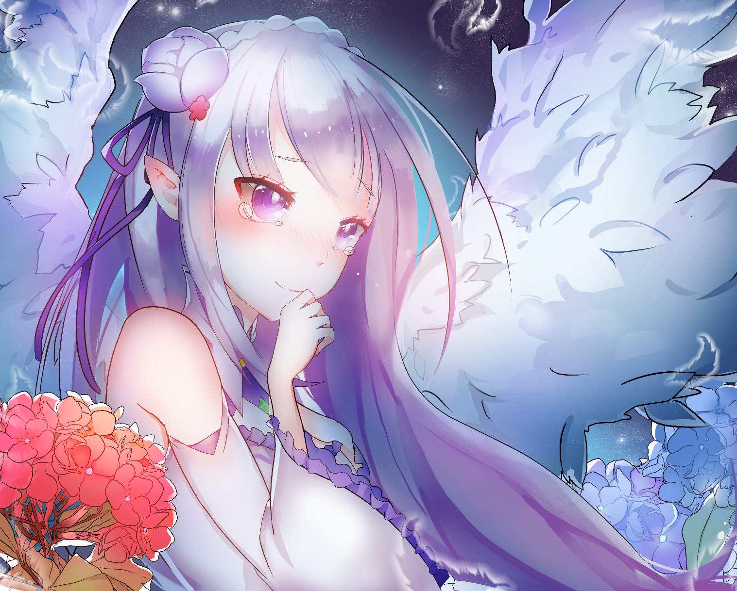 艾米莉娅(亦译:爱蜜莉雅《re:从零开始的异世界生活》女主角.