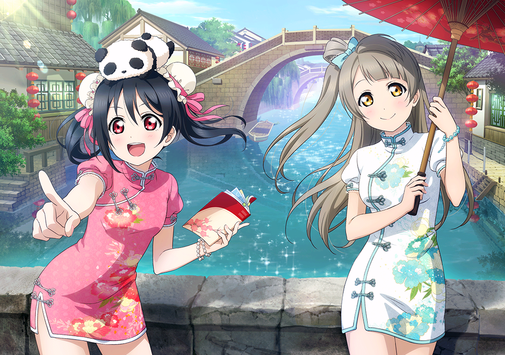 lovelive图片单人,lovelive!图片个人 lovelive! 去框合并 旗袍篇 矢泽妮可 南小鸟 未觉醒