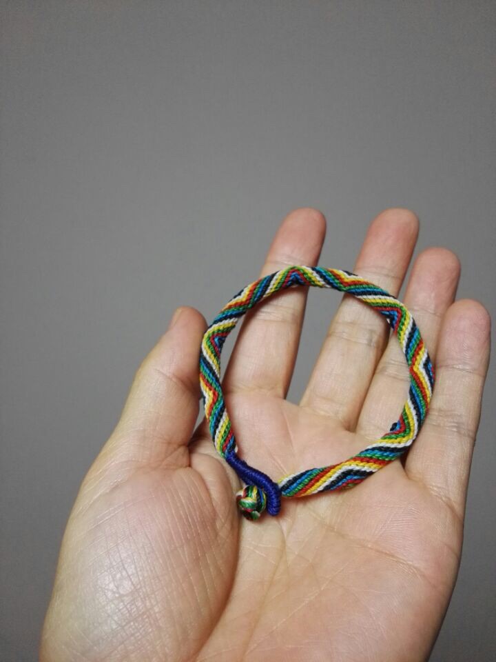 藏式九眼不灭长寿金刚绳-6彩
