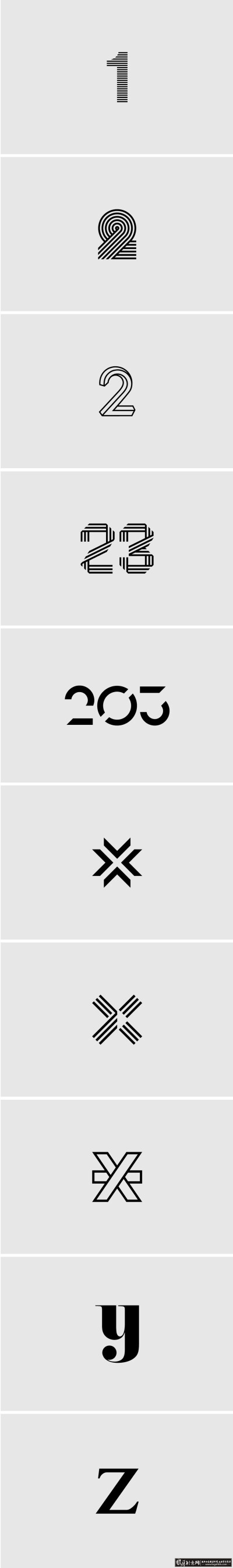 字体设计 数字设计 创意logo设计 图形设计 标志 商标 logo 字母设计