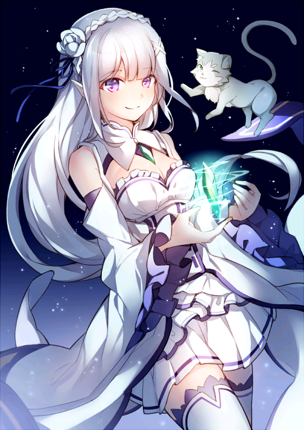 emt 画师:miya 艾米莉娅(亦译:爱蜜莉雅),《re:从零开始的异世界生活