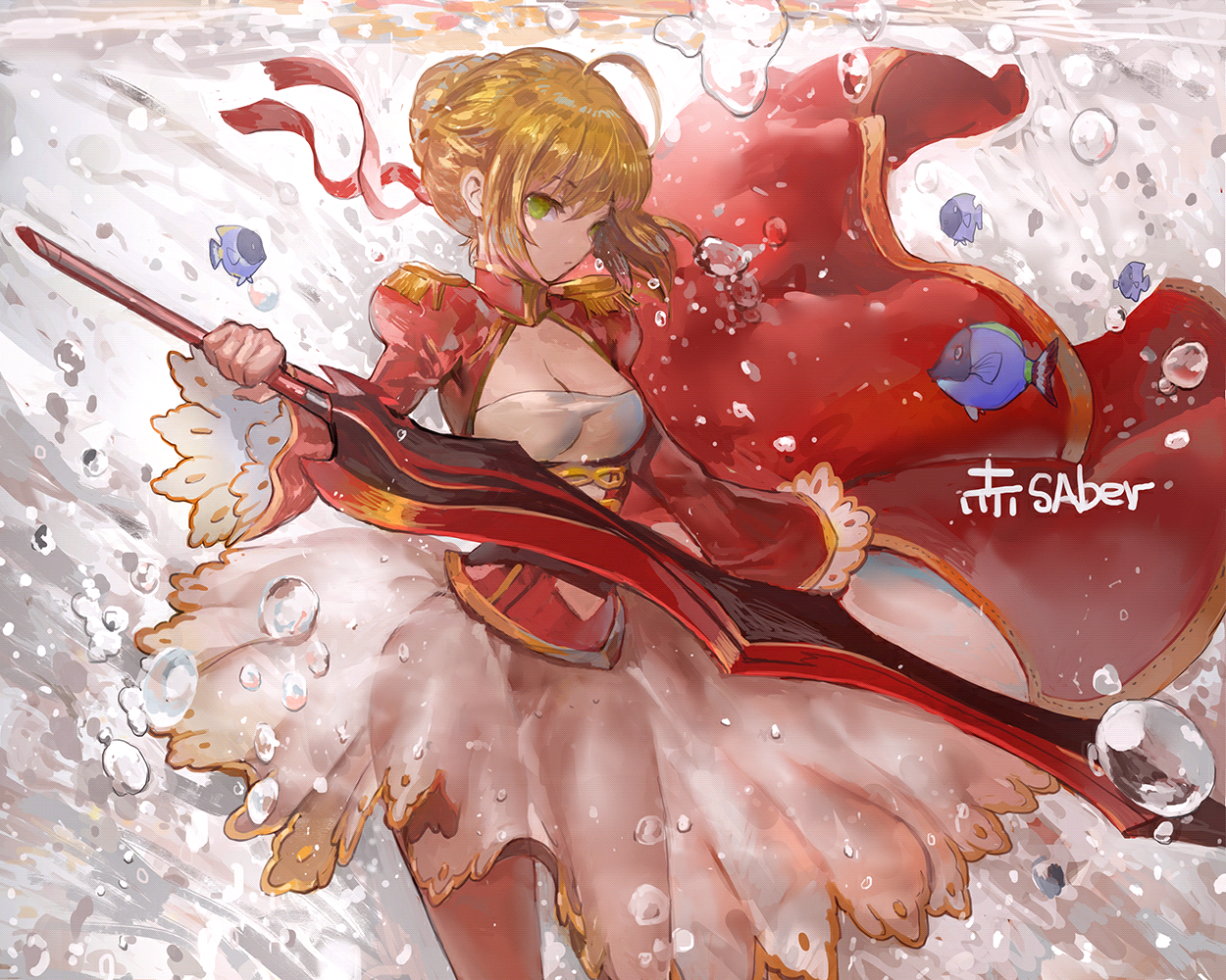 fate extra/ccc/fate grand order 赤saber 尼禄
