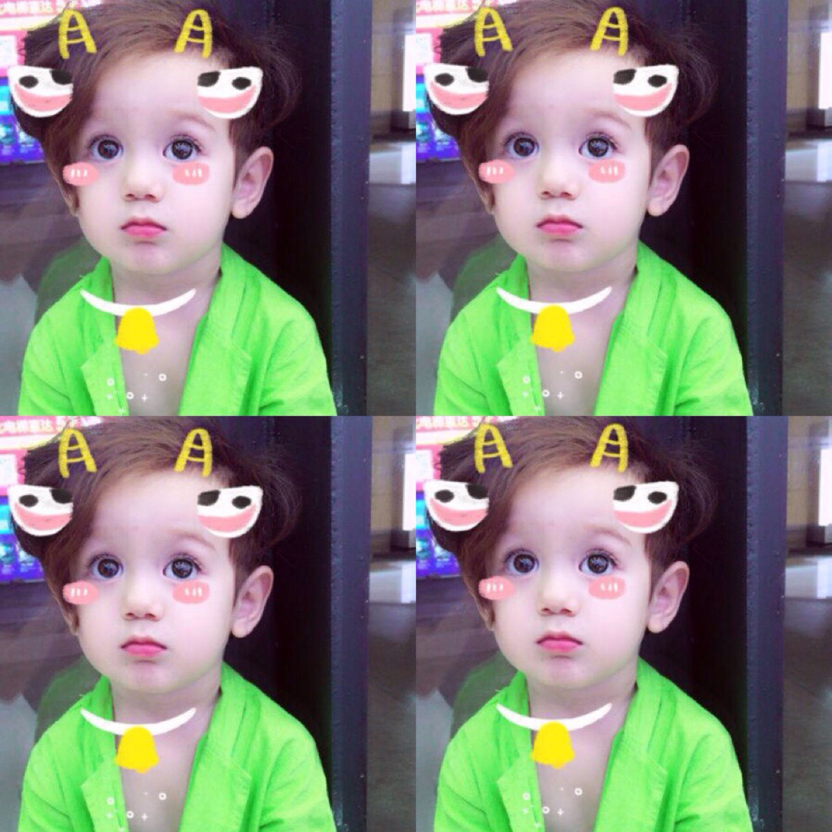 《放开我北鼻》的中美混血宝宝,萌娃jackson周嘉诚,帅气不失可爱的男