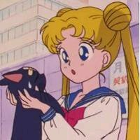 女生头像 动漫 卡通 呆萌软妹 脸萌 可爱小萝莉《美少女战士》