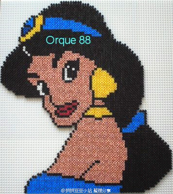 拼拼豆豆作品 迪士尼动画 - 阿拉丁神灯