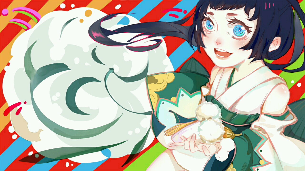 阴阳师#萤草