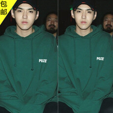 exo吴亦凡同款卫衣 男vetements连帽外套oversize卫衣女套头衣服