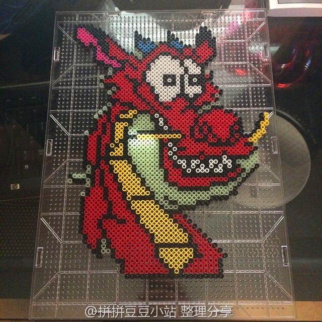 拼拼豆豆作品 迪士尼动画 - 花木兰