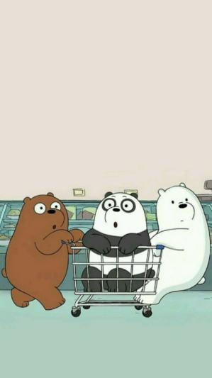 咱们裸熊;三只裸熊 卡通 壁纸