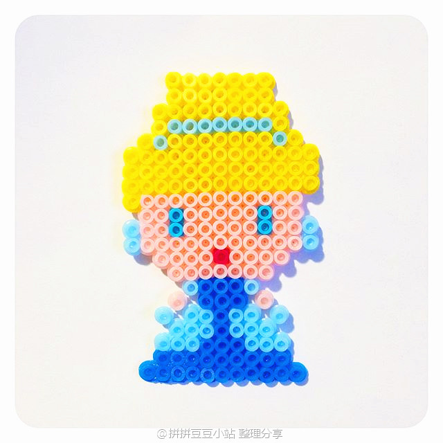 拼拼豆豆作品 迪士尼动画 - 灰姑娘