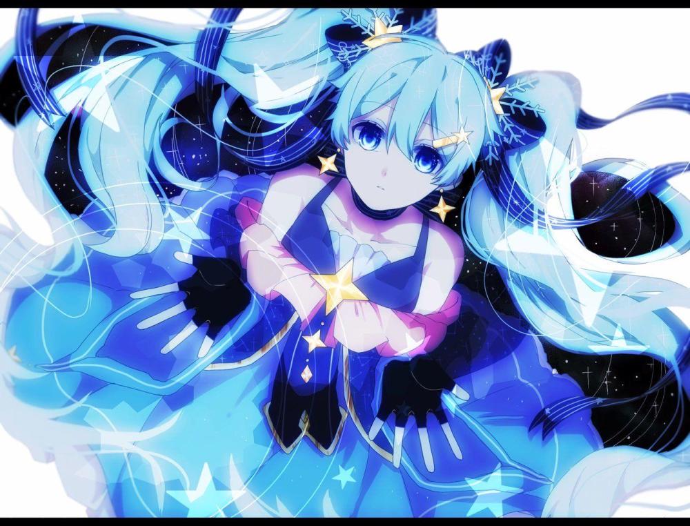 冬之夜初音图片