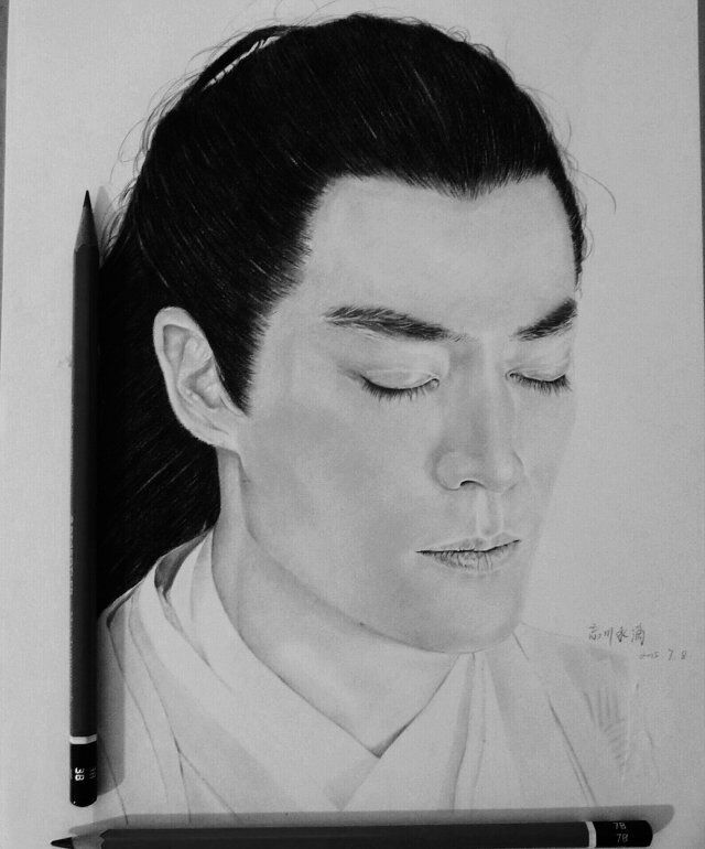 素描明星——霍建华