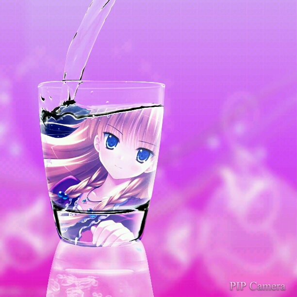 杯子少女 