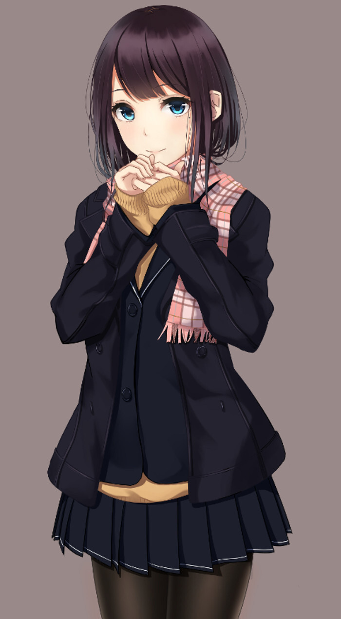 二次元 少女 校服 校园风