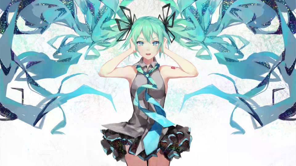 电脑高清壁纸 初音未来( )公主殿下最可爱了