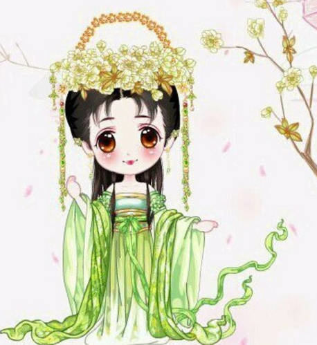 q版中国古风美人