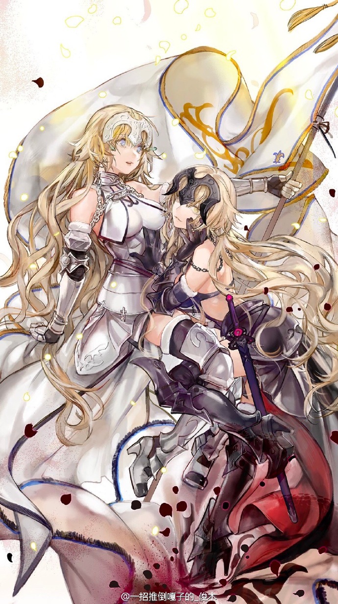 「圣女与魔女」最近国服上线啦,奶给自己喜欢的双贞德,也希望有玩的