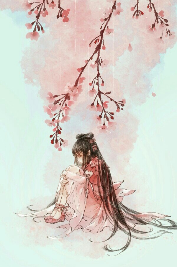 泪水,滴落在剑上,你一边笑,一边流泪,双手握住我持剑的那只手,指向