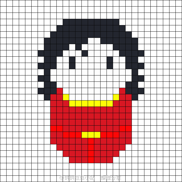 拼拼豆豆图纸 迪士尼动画 - 长发公主