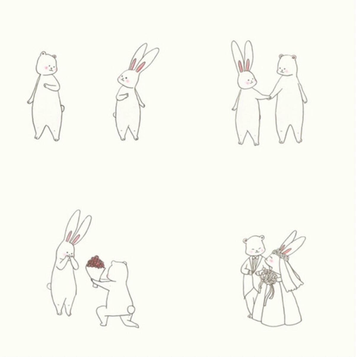 韩国插画师lapinfee的兔子