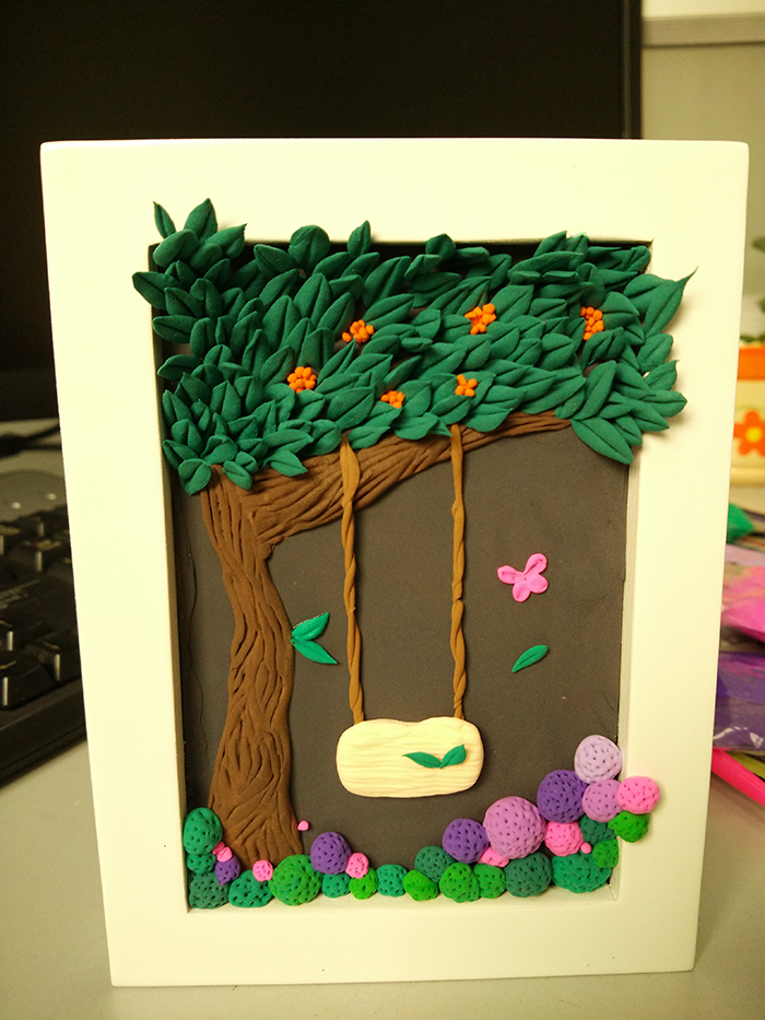 5寸的小相册,做一个粘土好看好玩.