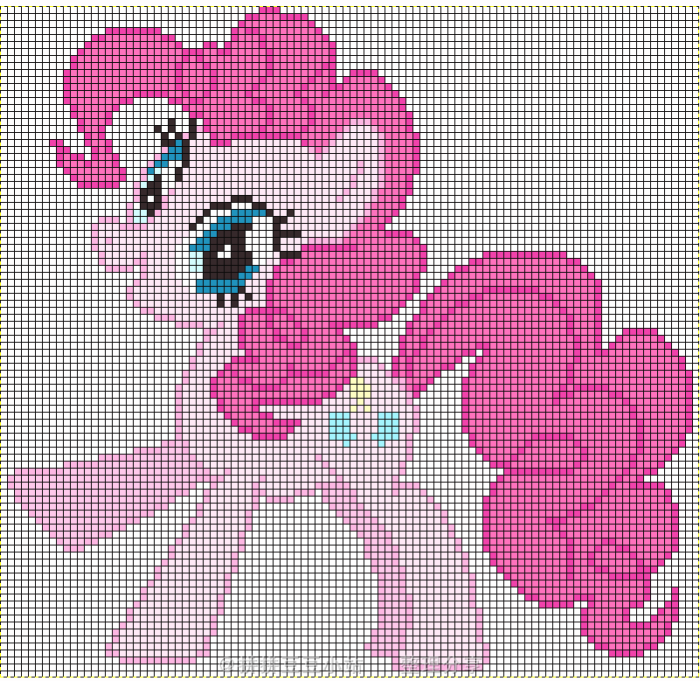 拼拼豆豆图纸 小马宝莉 - 碧琪