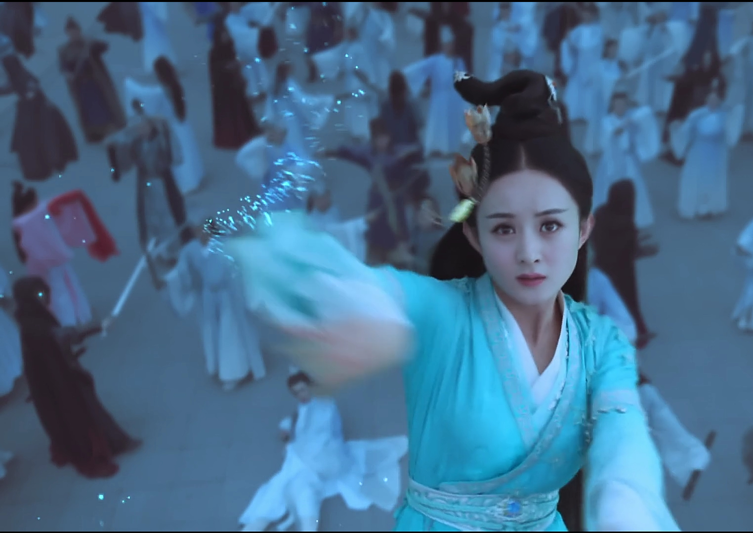 赵丽颖 李易峰 小凡 碧瑶:碧海流波,伤心花蕴多少痴情情寄东海; 瑶池