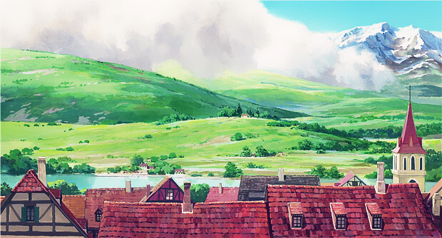 howl's moving castle 动画电影 动漫 截图 电影 二次元 宫崎骏