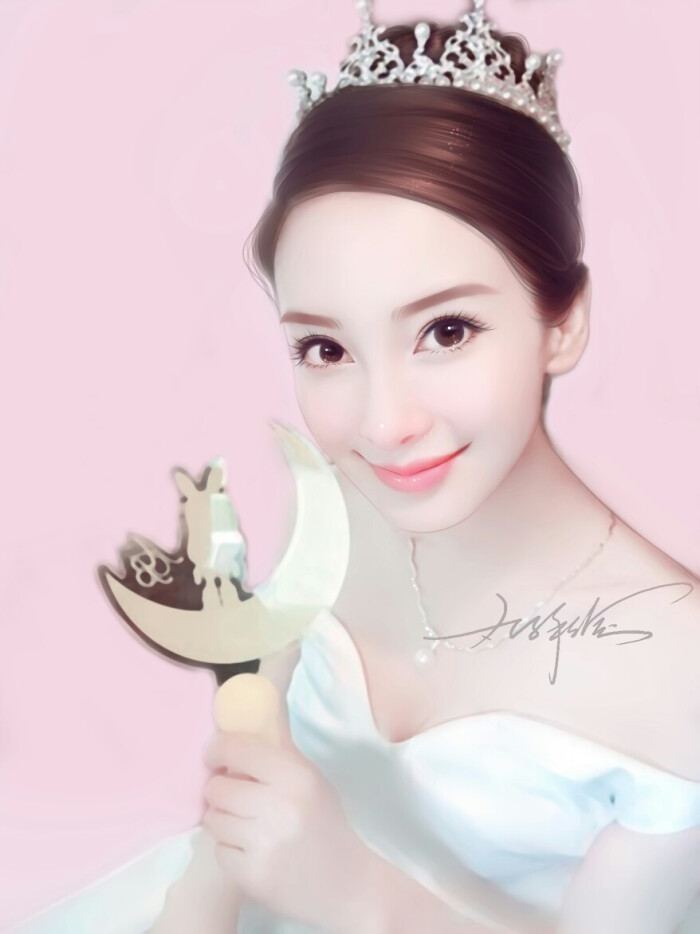 angelababy美图,照片,q版头像,手绘