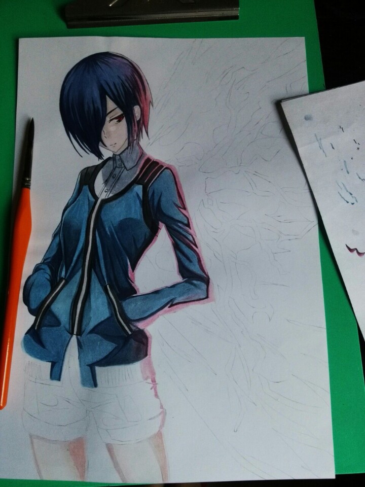 虎牙-不完稿睡大街的渣渣 水彩篇之董香 手绘