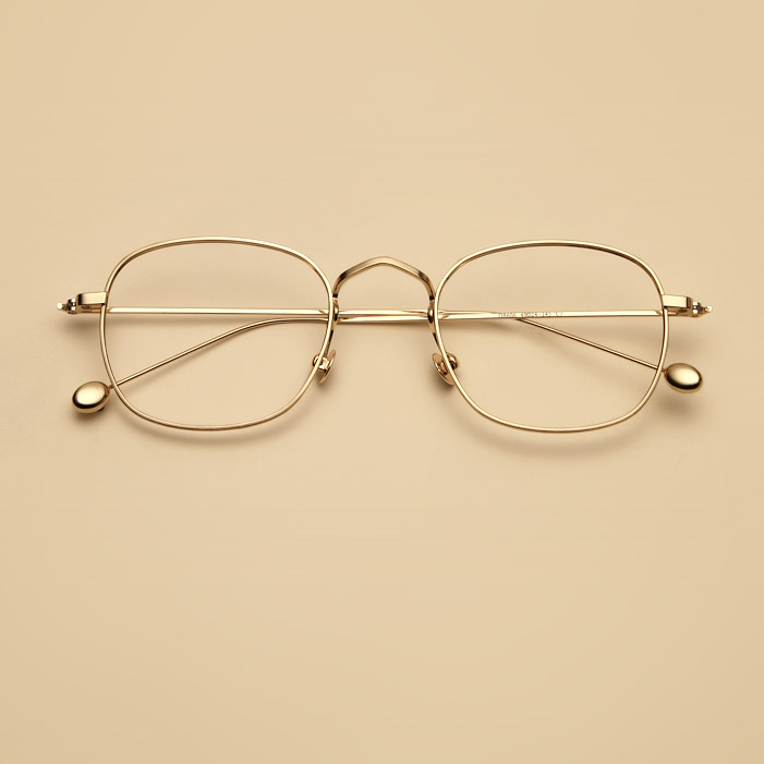 复古合金属金丝眼镜细框可配近视文艺方镜架眼睛潮人男女款大圆脸