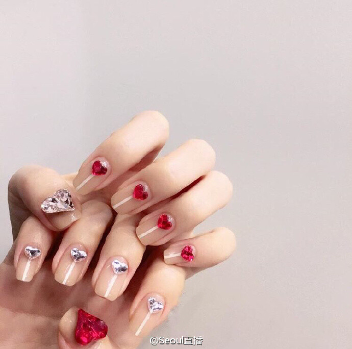 nails|韩国美甲博主最新图案 每一款都好喜欢呢