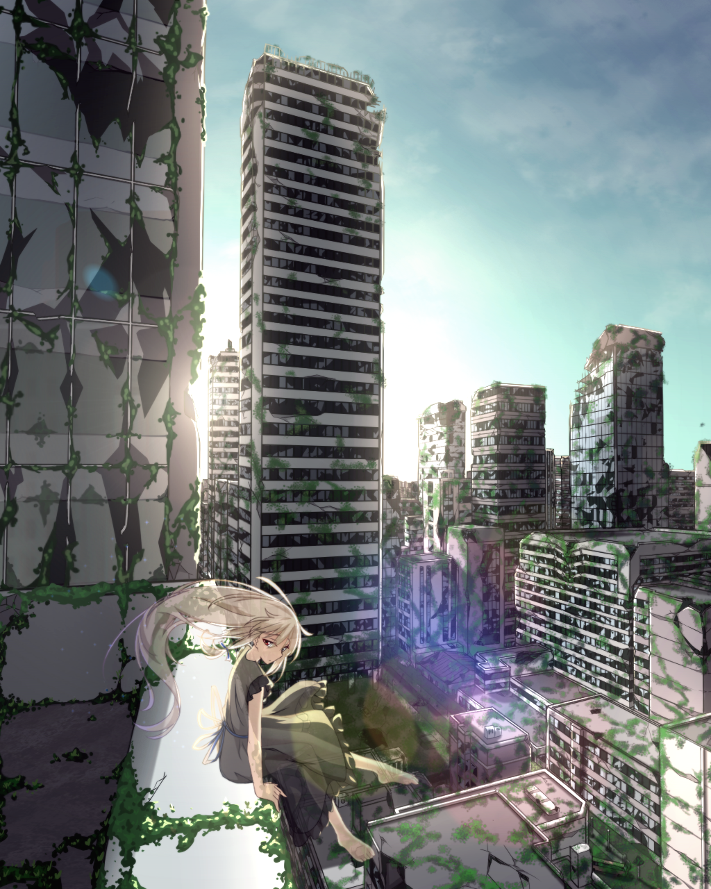 二次元 插画 风景 建筑