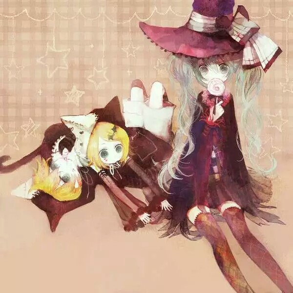 巡音 弱音 kaito rinto lenka 镜音リン 镜音レン 双子情侣头像