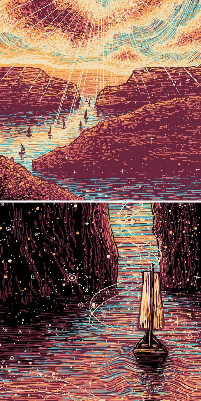犹如梵高作品般梦幻】来自洛杉矶的艺术家 james r.
