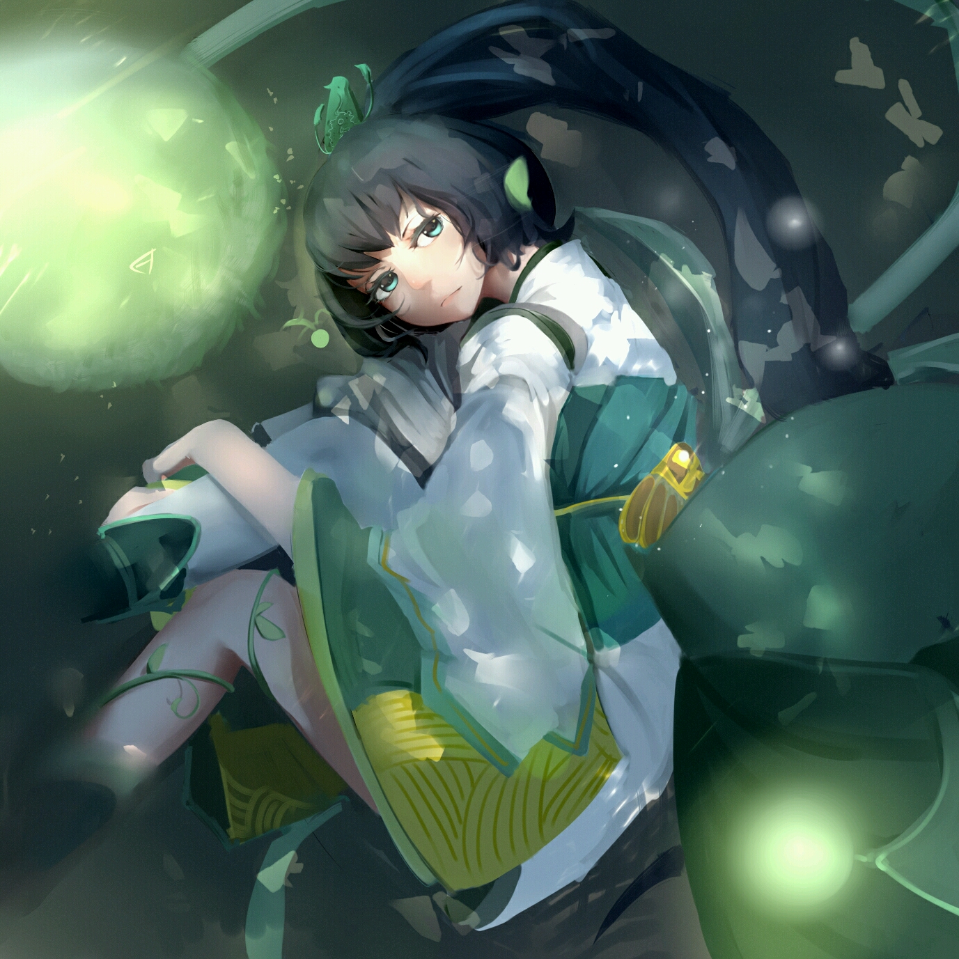 阴阳师#萤草