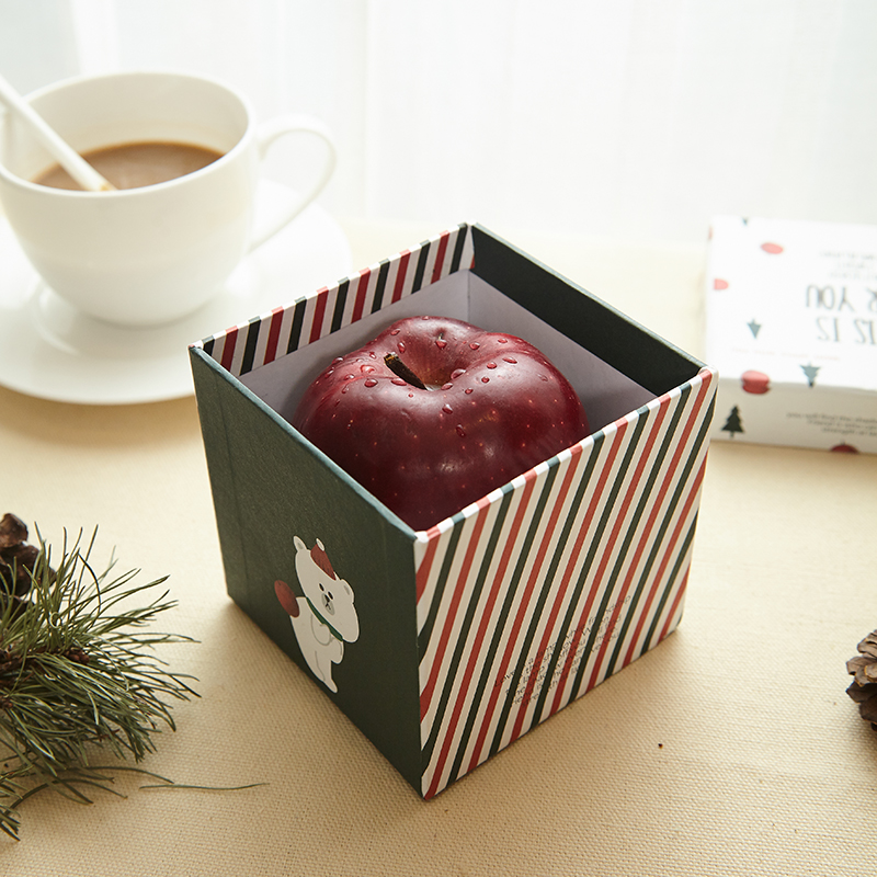 安安家 创意时尚苹果盒包装盒 圣诞节礼品盒 平安果盒 季节礼盒