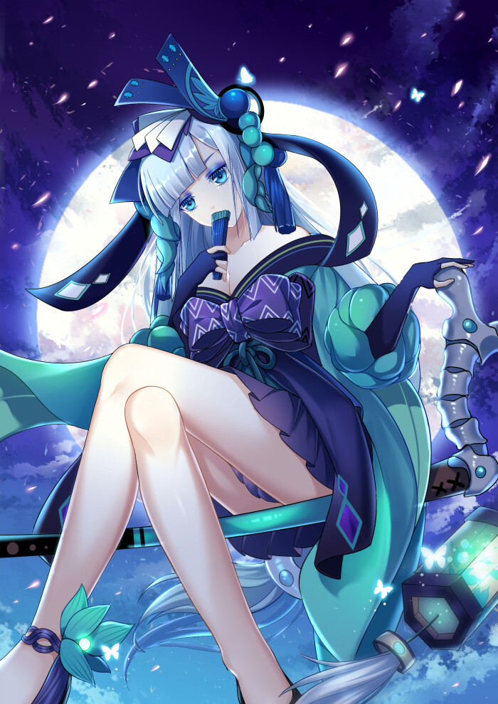 阴阳师 青行灯 画师:黑山 本作品pixiv id=59371643