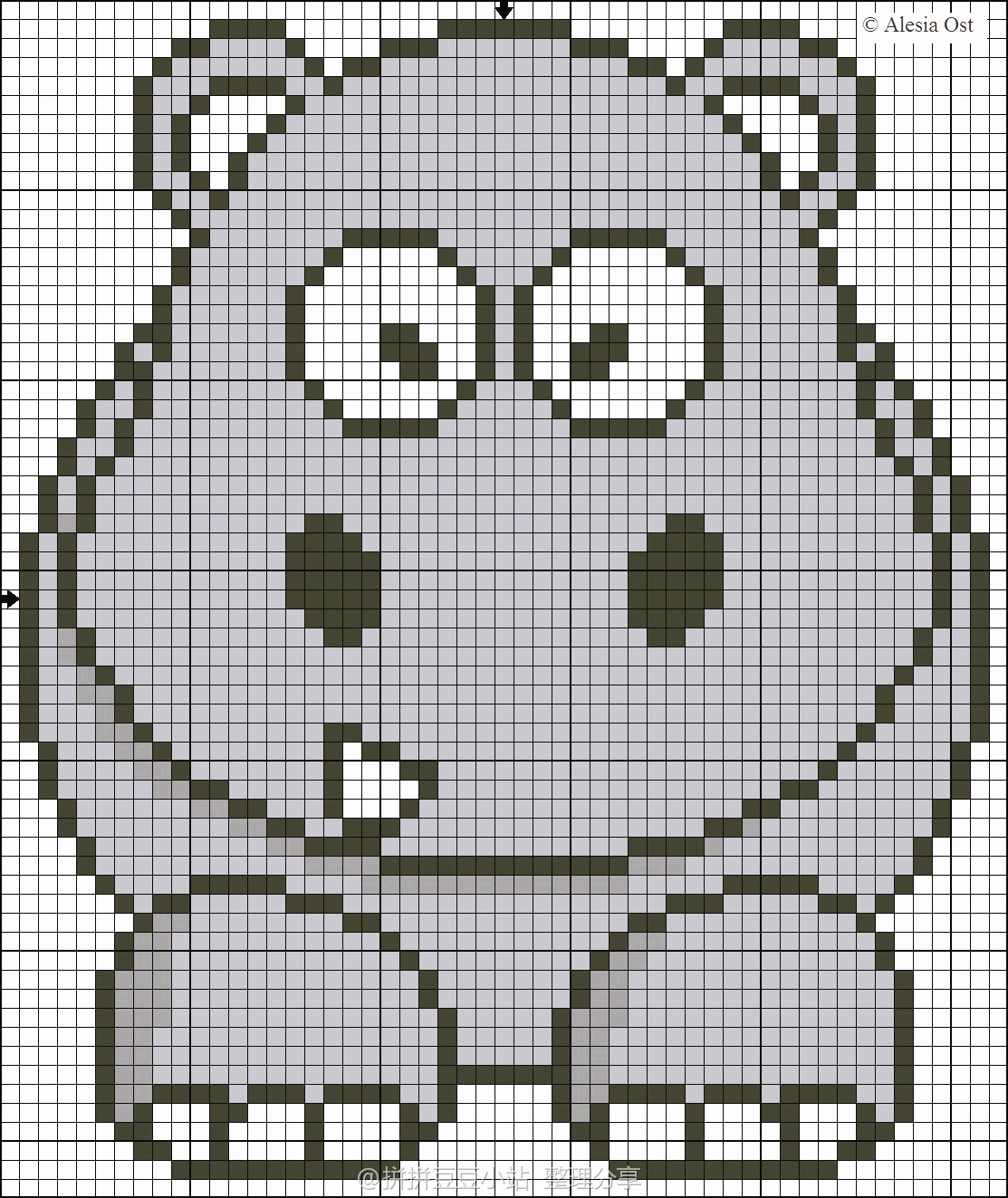 拼拼豆豆 图纸 动物园专辑