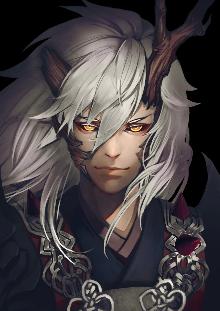 阴阳师 茨木童子 画师:-cotttton- 本作品pixiv id= 59080583