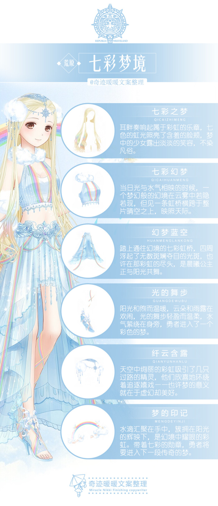 【荒原共和国·七彩梦境】 #奇迹暖暖# #奇迹暖暖文案