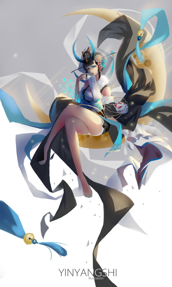 阴阳师 阎魔 画师:祁劾 本作品pixiv id=59792532