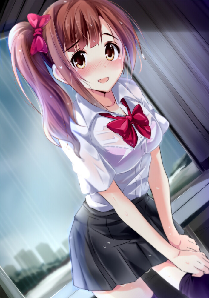 二次元 少女 校服 校园风 p站-堆糖,美好生活研究所