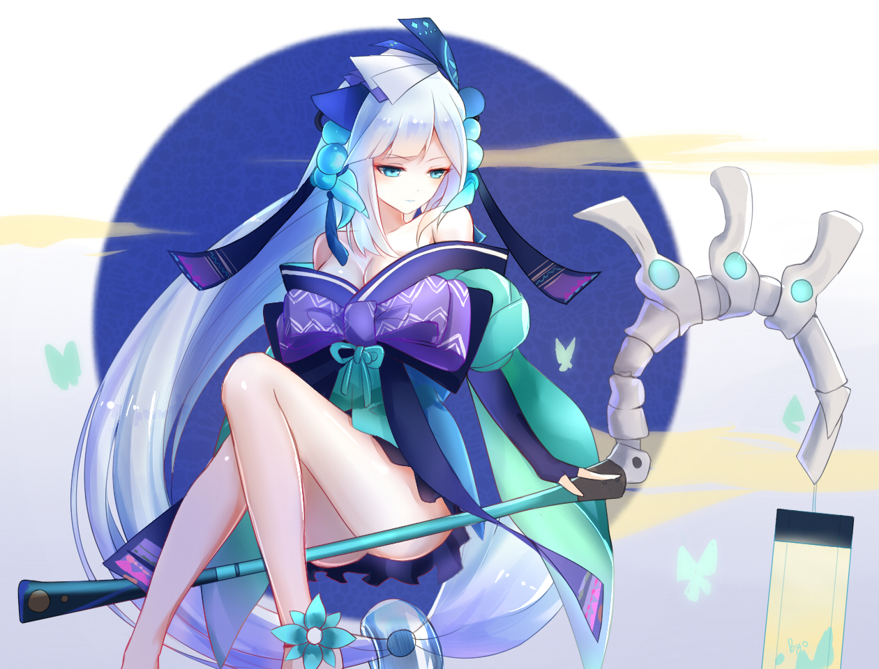 阴阳师 青行灯 画师:byoc12 本作品pixiv id=60219298