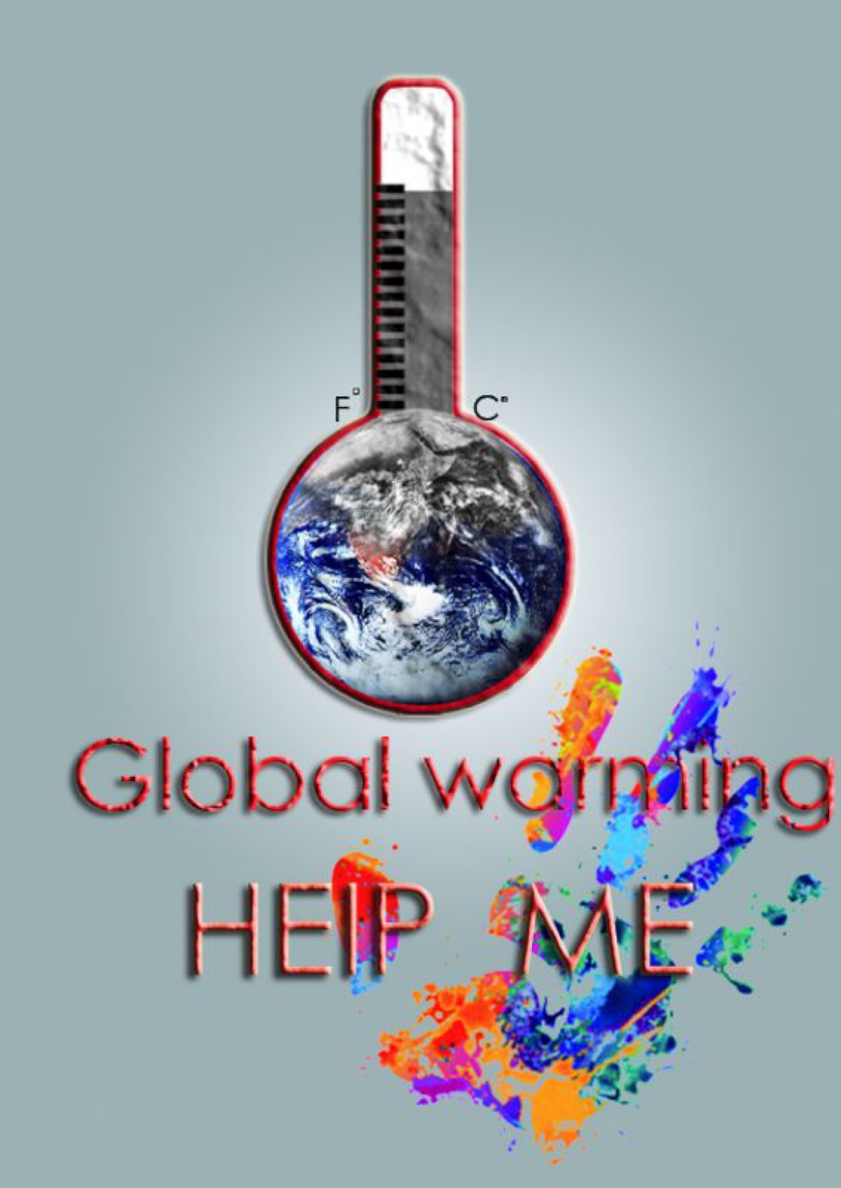 全球变暖海报设计