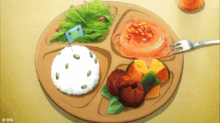 动漫美食 二次元 手绘食物